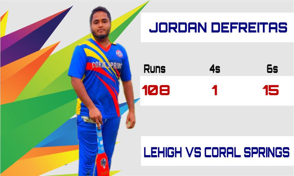 Jordan Defreitas Smashes 108