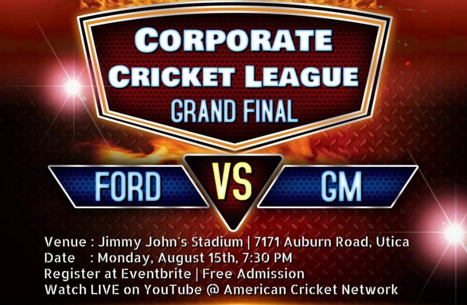 Corporate Cricket League Final @ Aug 15th